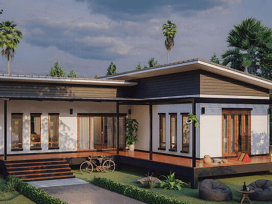 Nhà cấp 4 chữ L