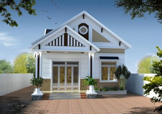 Nhà cấp 4 có sân rộng