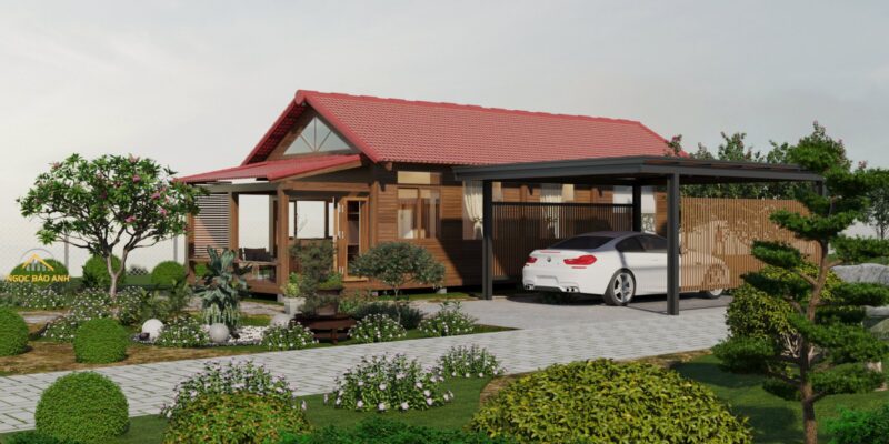 Nhà cấp 4 nhà vườn nghỉ dưỡng